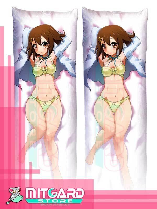K-ON Yui Hirasawa Body pillow case dakimakura - 50cmx150cm / Velvet / 2 Sides Printed - 1